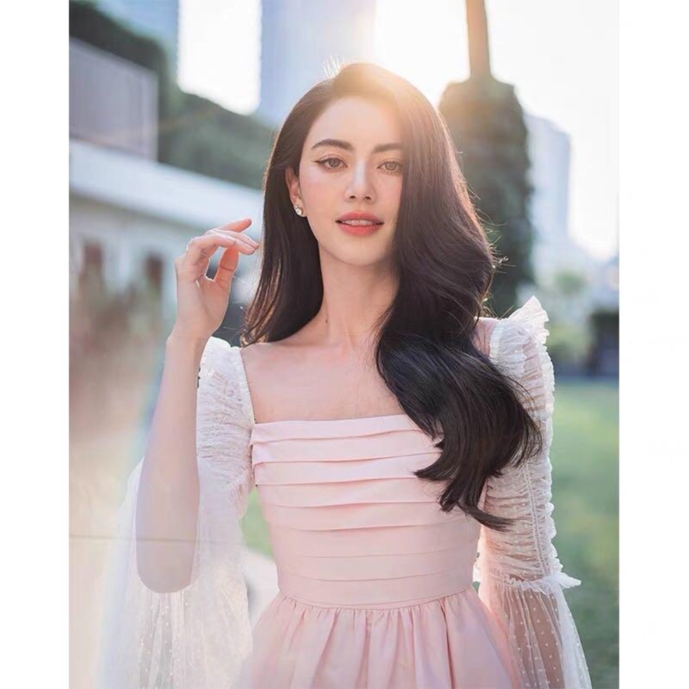 Self-Portrait Pink Mini Dress